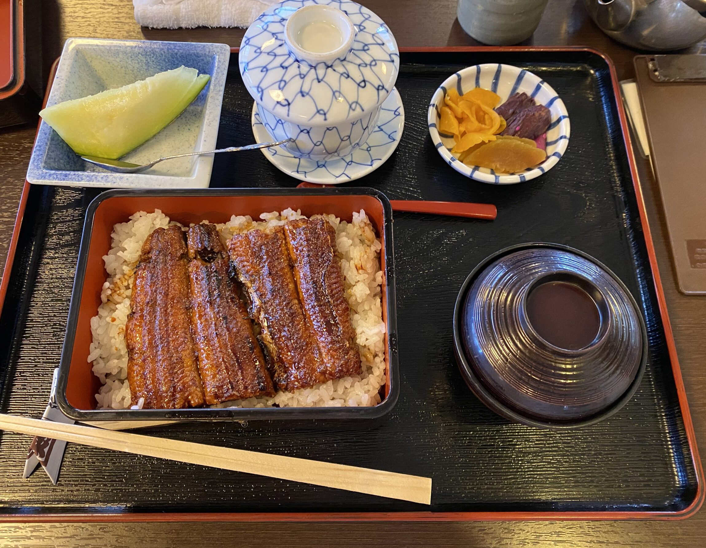 関西風うなぎの定食